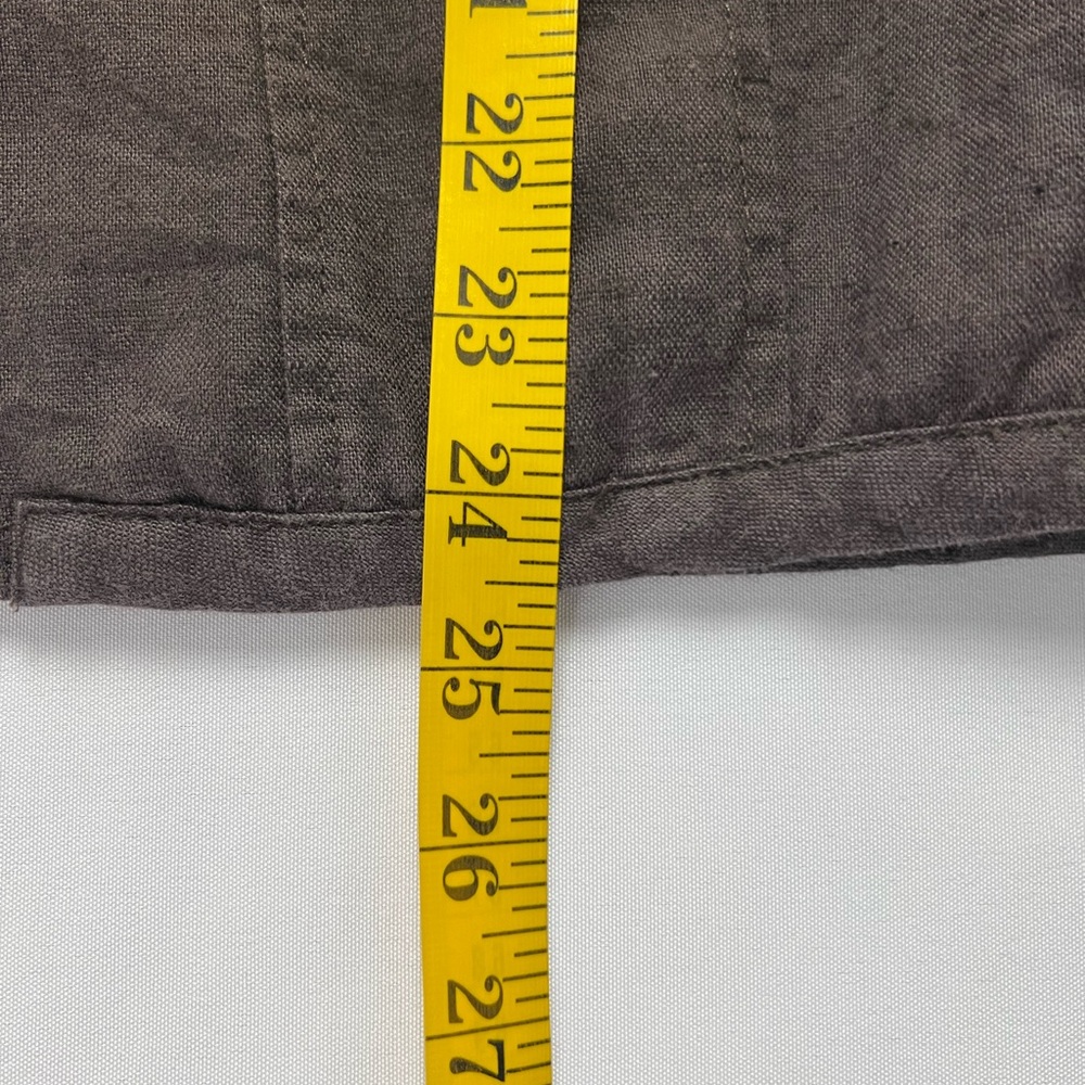 Amber Sun Cotton Linen Jacket Size Large - Picture 8 of 10